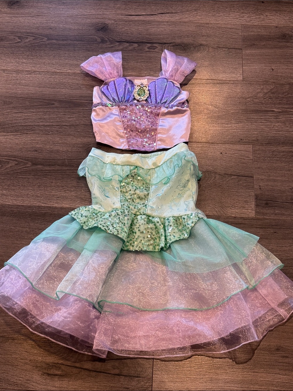 Disney Purple and Mint Little Mermaid Princess Ariel Costume